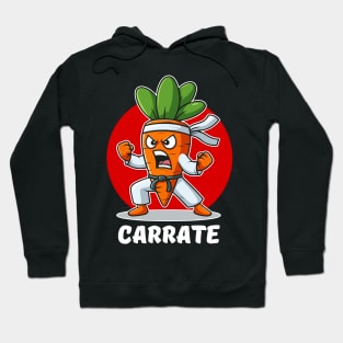 Carrate Karate Carrot Student Teacher Trainee Trainor Hoodie